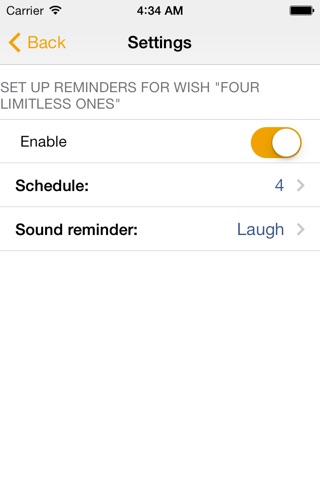 Wishes - Reminder for everyday screenshot 3