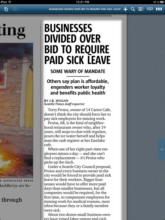 The Seattle Times Print Replica screenshot-3