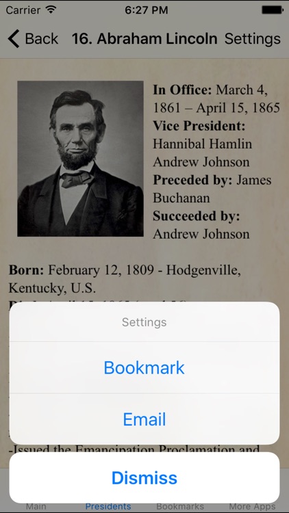 U.S.A. Presidents Pocket Reference Historic Guide