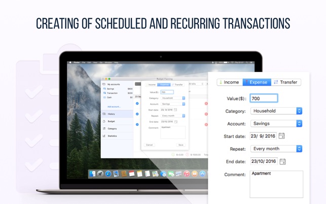 budget planning handy balance tracker on the mac app store budget organizer app