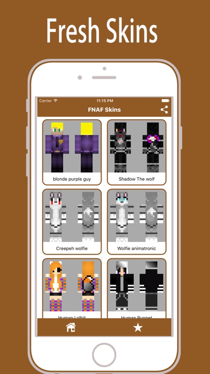 FNAF SKINS App for Minecraft PE