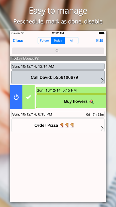 Reminders and tasks made easy with Beep Me Screenshot 3