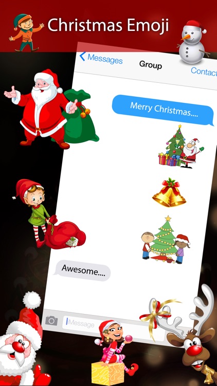 Holiday 3D Emojis - Christmas Holiday Emoji screenshot-3
