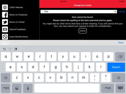 Can I pack that? - Dangerous Goods App Travel