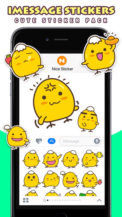 Kara Chicken - Cute Stickers by NICE Sticker screenshot-3