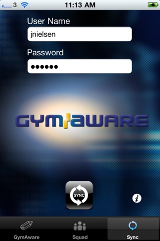 GymAware On-line screenshot 2