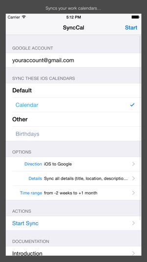 SyncCal Free