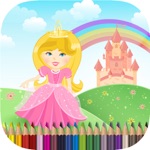 Kids Coloring Book chúa - cô gái miễn phí Vẽ