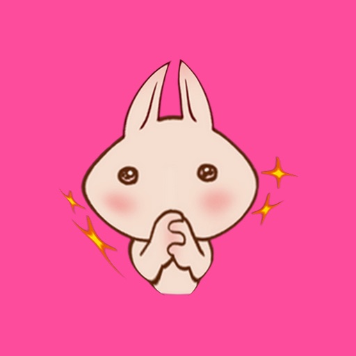Rabbit Stickers for iMessage iOS App