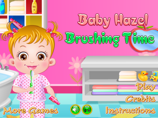 Игра Baby Hazel Brush Time