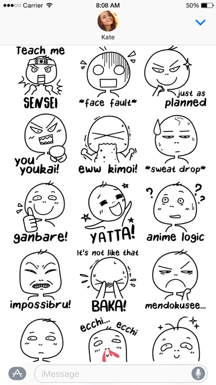 Otaku Lingo stickers