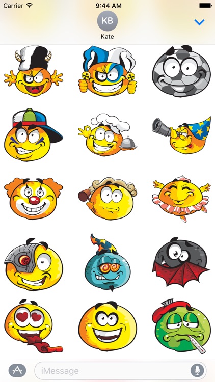 Cartoon Emojis Retro