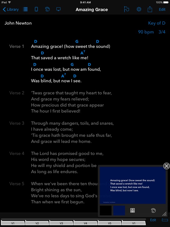 SongSheet Pro - Chord chart songbook and set lists screenshot-4