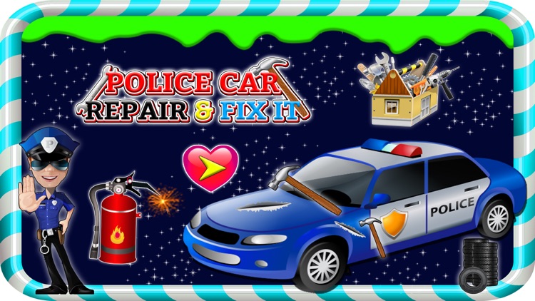 Police Car Repair & Fix it - Auto Vehicle Cleanup