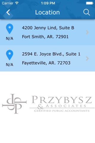 Przybysz & Associates screenshot 2