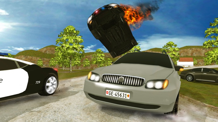 Real City Police Car Driving Crime Chase 3D screenshot-4