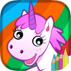 Unicorn & Fantastic Animals Pegasus coloring pages