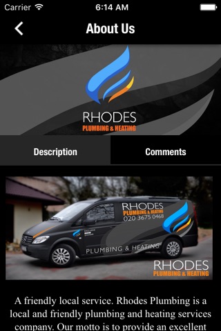 Rhodes Plumbing and Heating screenshot 3