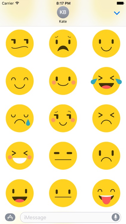 Emoticon Stickers - Emojis for iMessage