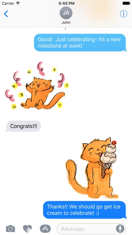 Orange the Cat Sticker Pack