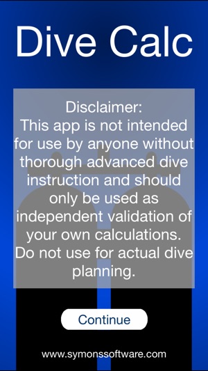 Dive Calc