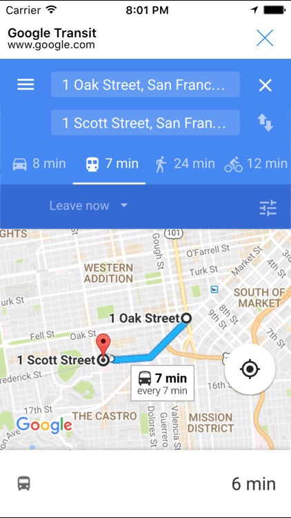 xtBus transit browser