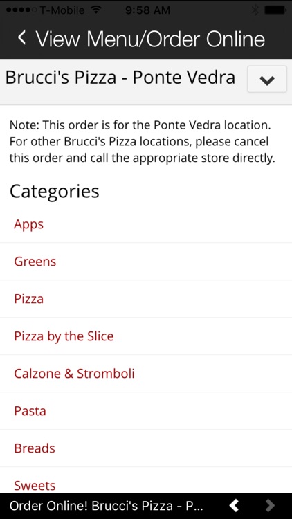 Brucci's Pizza screenshot-4