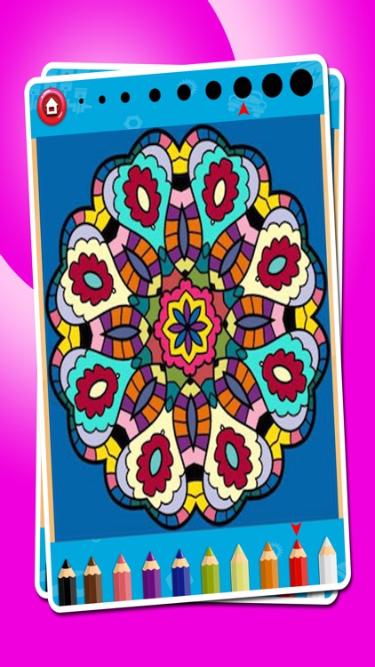 Mandala Coloring Book - Draw Paint Doodle Sketch tool & Coloring book for adults and kids