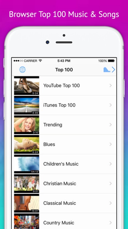Play Video - Music Tube & playlist for youtube