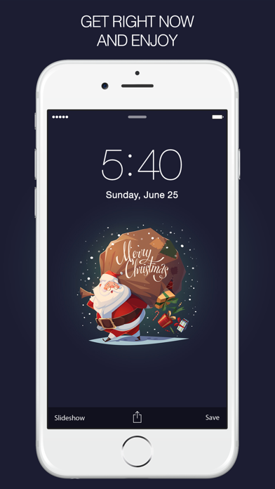 Beautiful Christmas Wallpapers for iPhone 4 (Lite) Screenshot 5