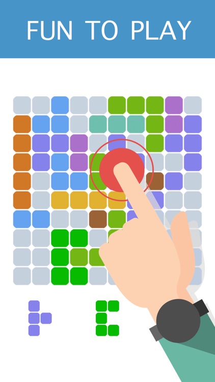 10-10 Colors Block Puzzle Free to Fit : Logic Stack Dots screenshot-3