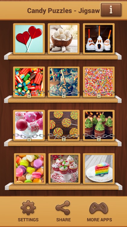 Candy Jigsaw Puzzles  - Fun Matching Games