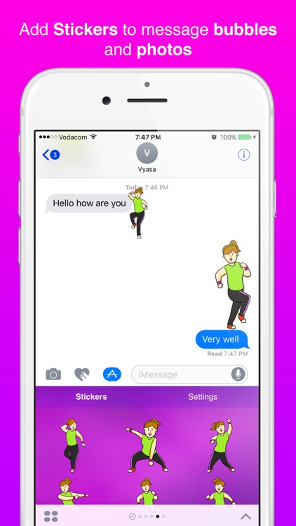 Zumoji Dancing & Fitness emoji Stickers