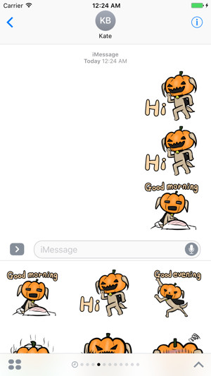 Pumpkin dog Stickers(圖2)-速報App