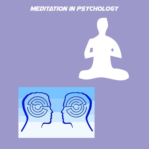 Meditation in psychology icon