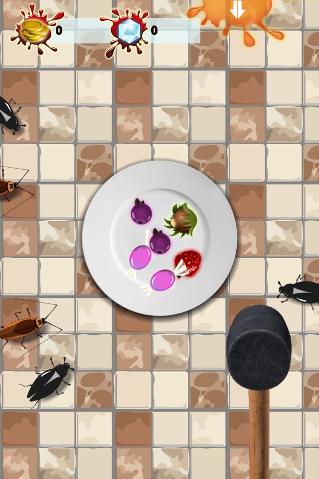 Food Defense - Bug smasher screenshot 2