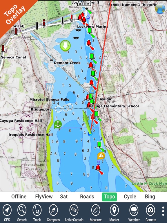 Lake George Depth Chart