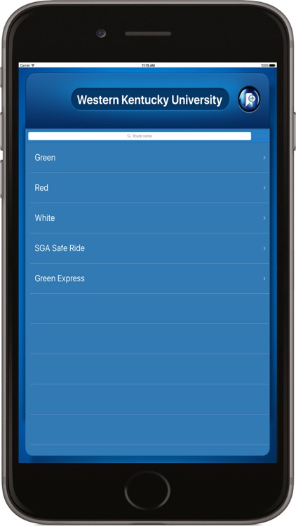 Western Kentucky University USA where is the Bus