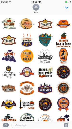 Big set of Halloween sticker for iMessage #1(圖2)-速報App