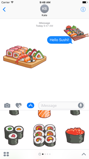 Sushi Stickers for iMessage #3(圖2)-速報App