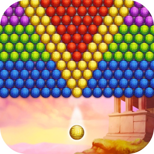 Pop Bubble Shooter Greek Icon