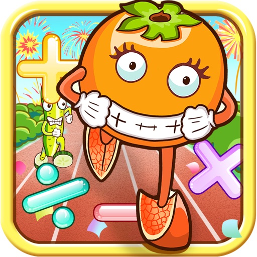 Fruits Run for king of math icon