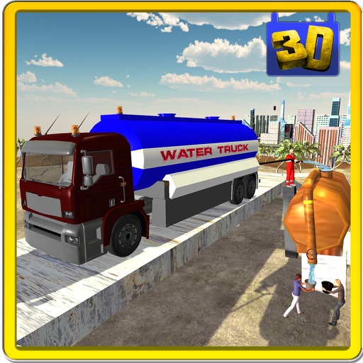 Transporter Truck Water Supply- Driving Simulator