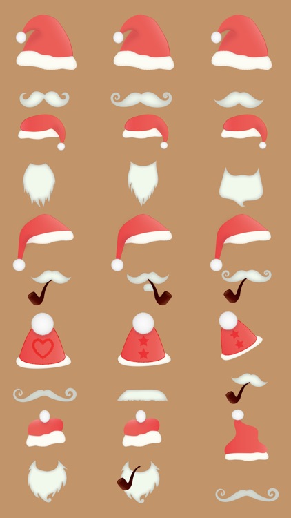 Santa Mask Sticker