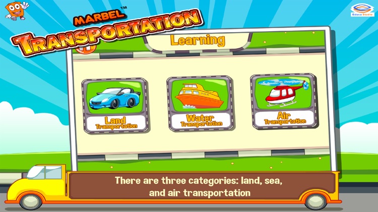 Marbel Transportation Free Edu Games screenshot-3