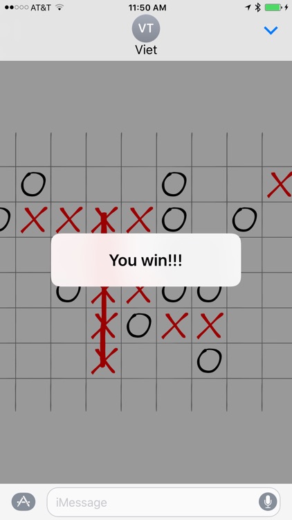 Carô - A Turbo-charged Tic Tac Toe for iMessage screenshot-3