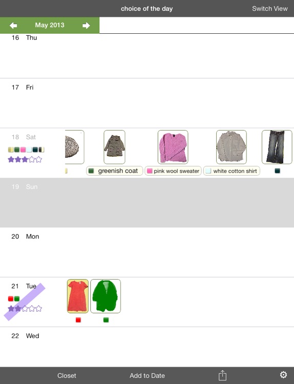 Clothing Plan