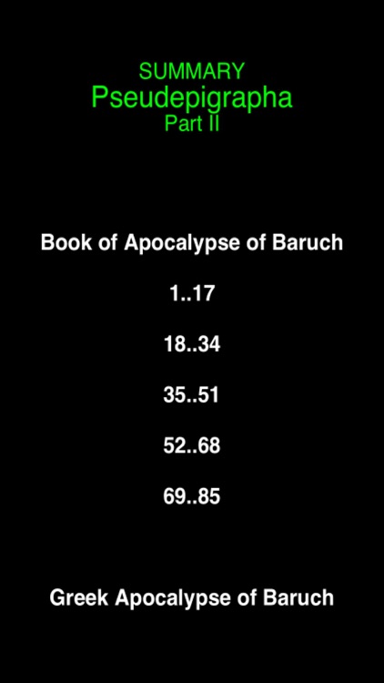 Summary Pseudepigrapha Books (part-2)