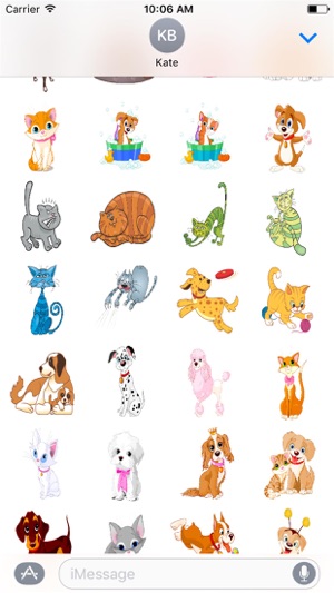 Cute Kitty and Puppy Stickers(圖4)-速報App