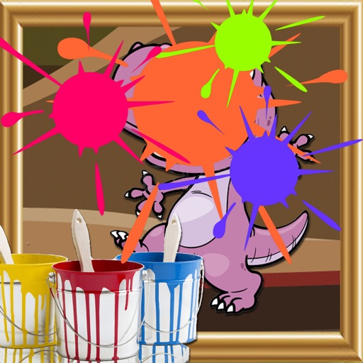 Coloring Games Dino Version iOS App